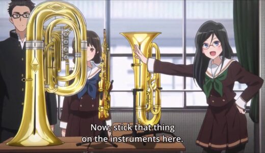 Sound! Euphonium - Hazuki Katou gets paired up with Tuba-kun with the help of Asuka Tanaka